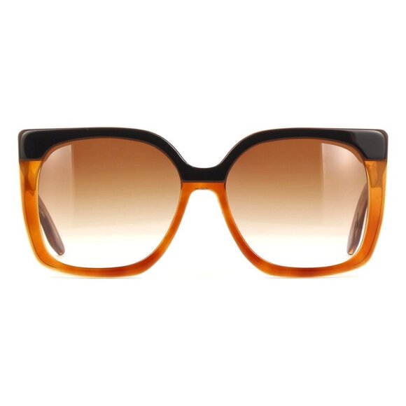 A0887Z New BARTON PERREIRA Vanity Brown Square BP0239/S 2QU Sunglasses Women - Picture 2 of 4